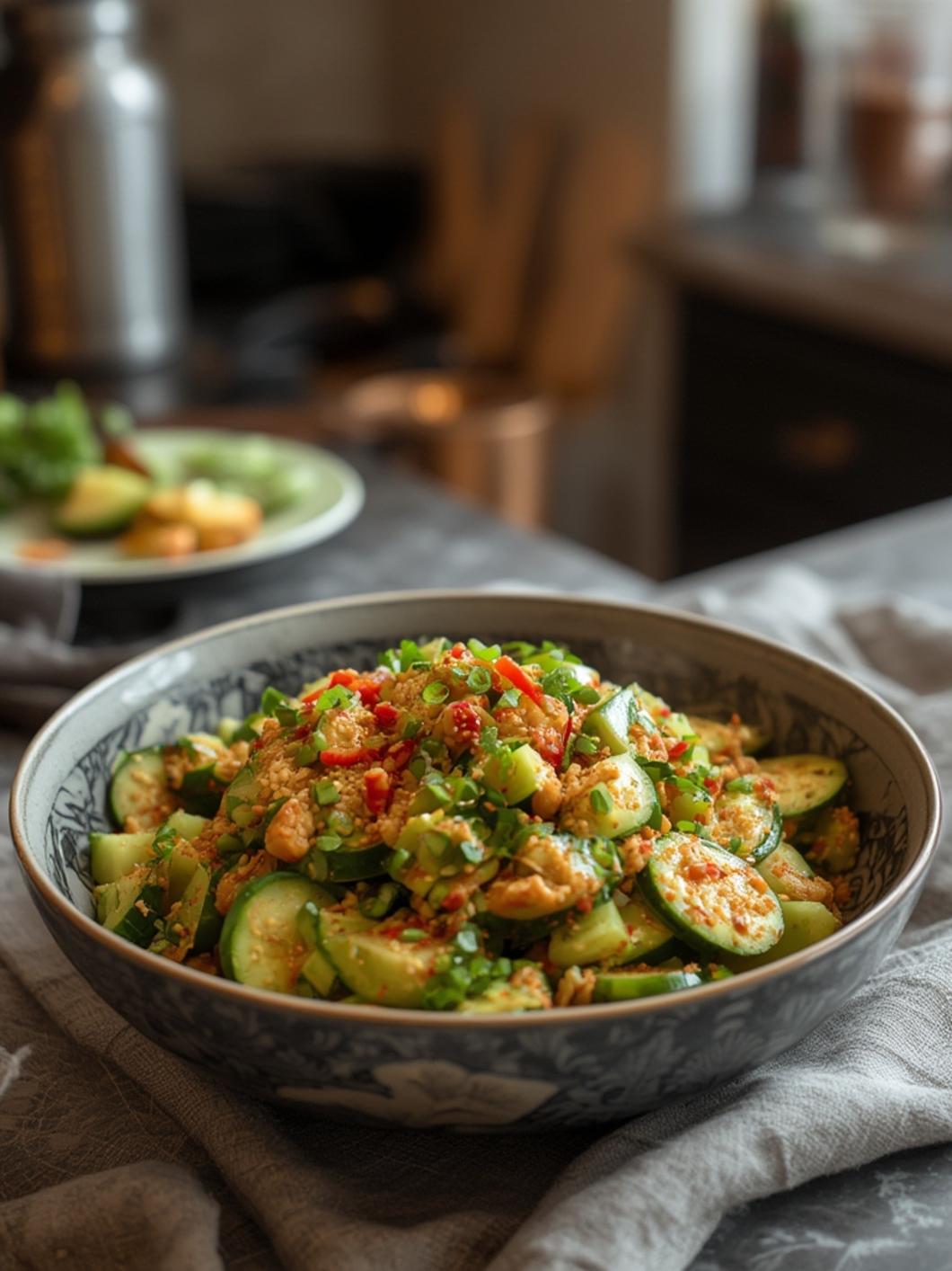 Spicy Asian Cucumber Salad