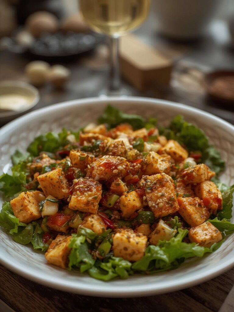 Spicy Tofu Salad