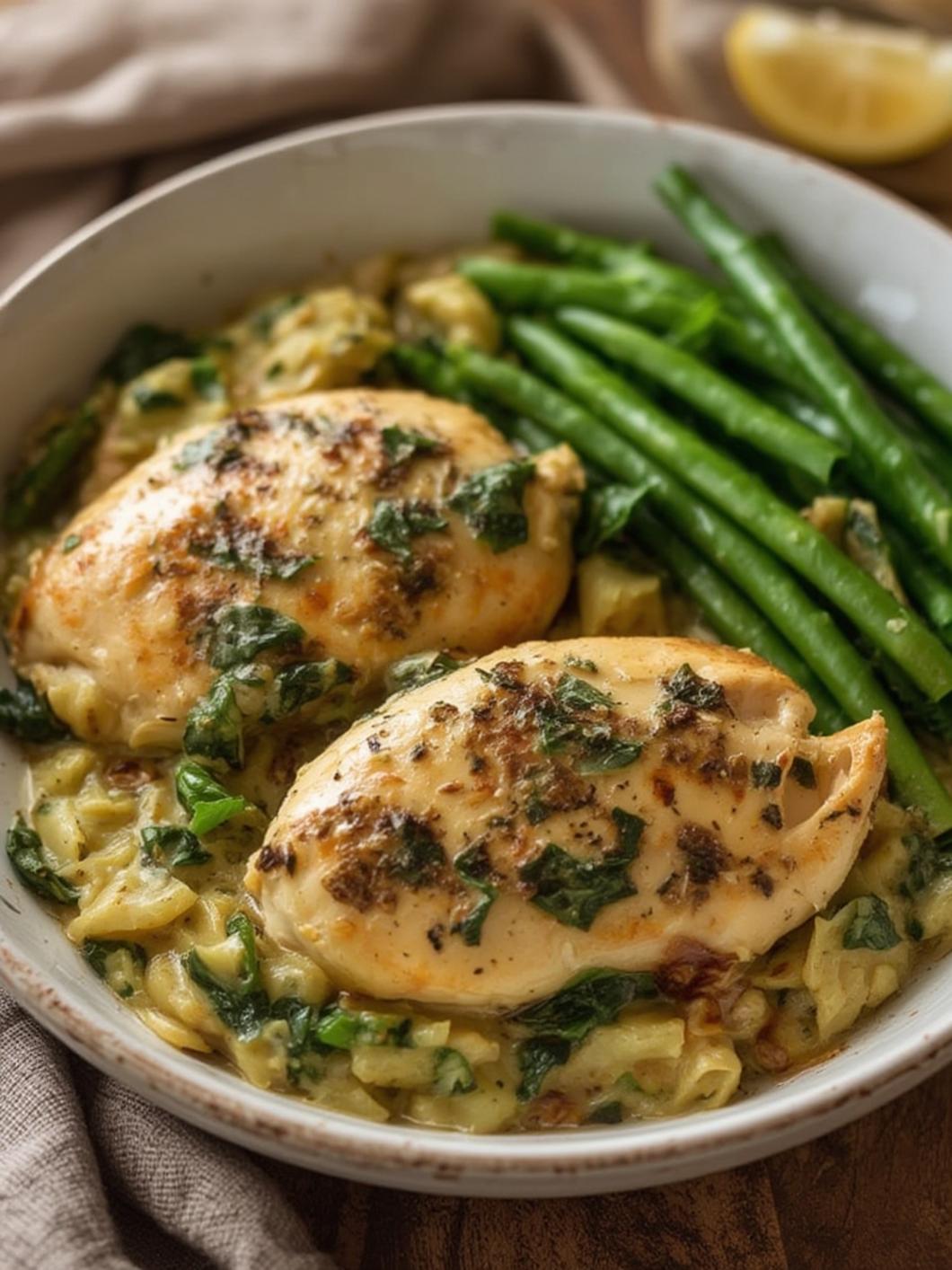 Spinach Artichoke Chicken