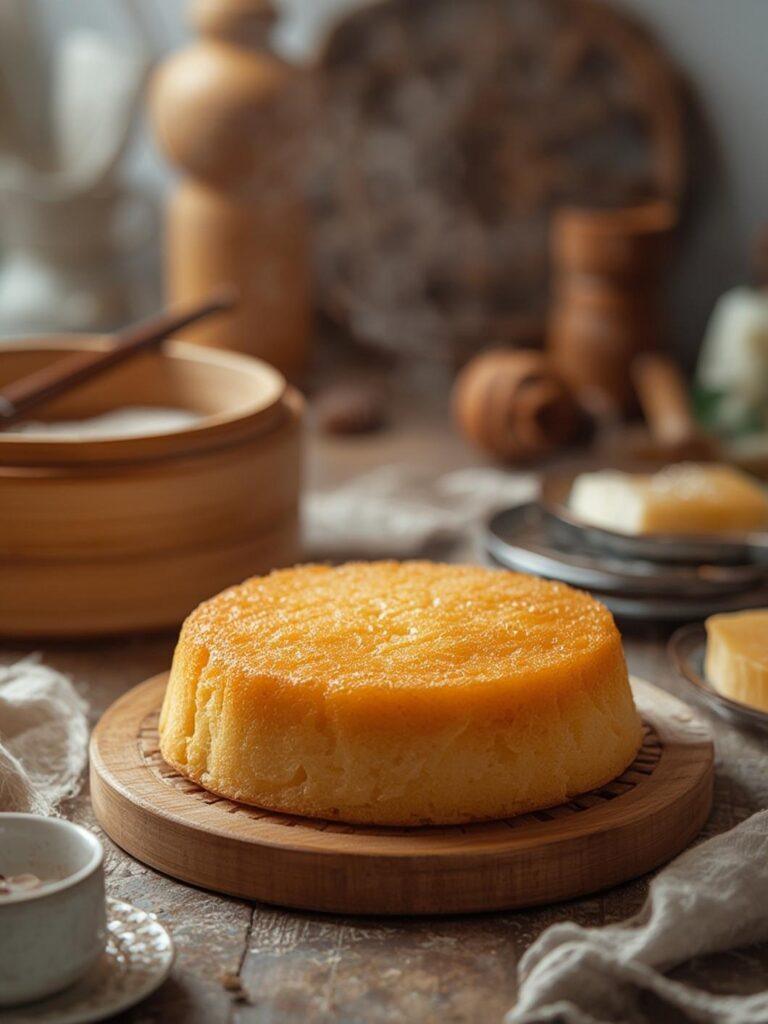 Steamed Vietnamese Honeycomb Cake