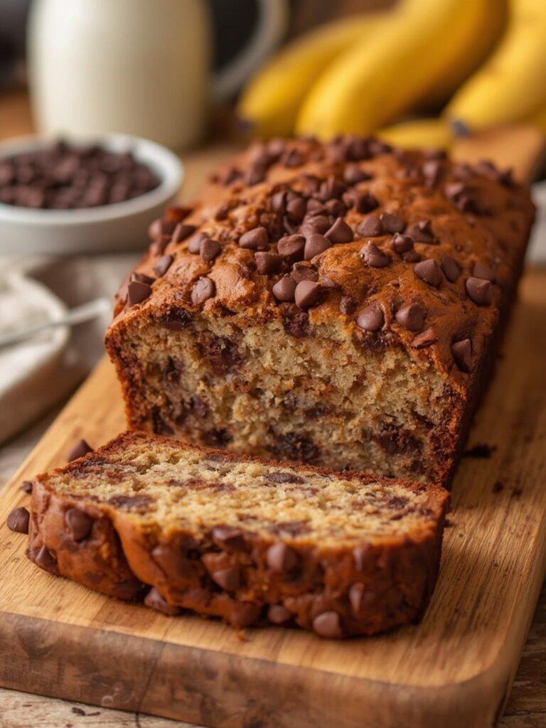 The Ultimate Chocolate Chip Banana Bread
