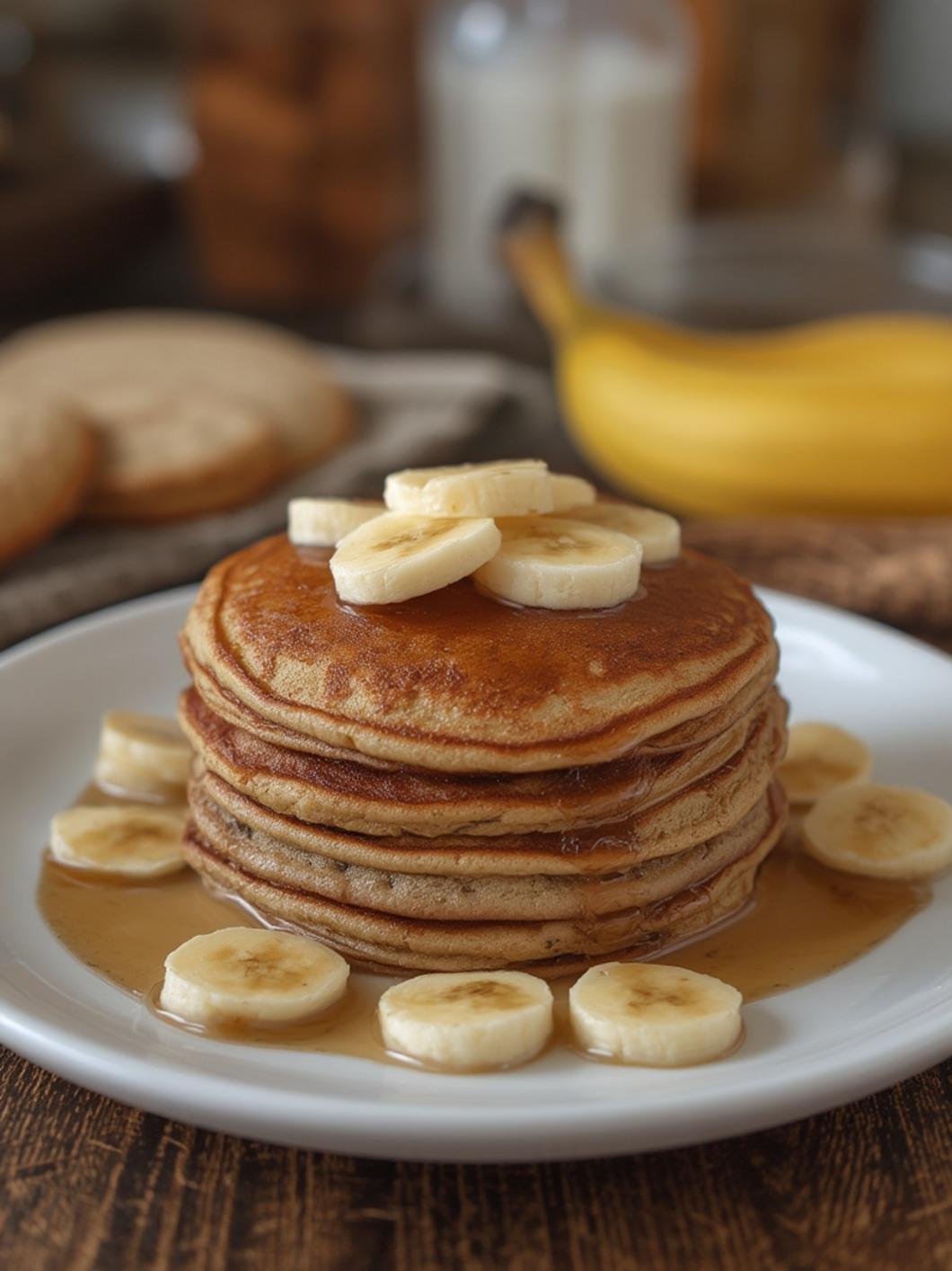 Three-Ingredient Banana Pancakes