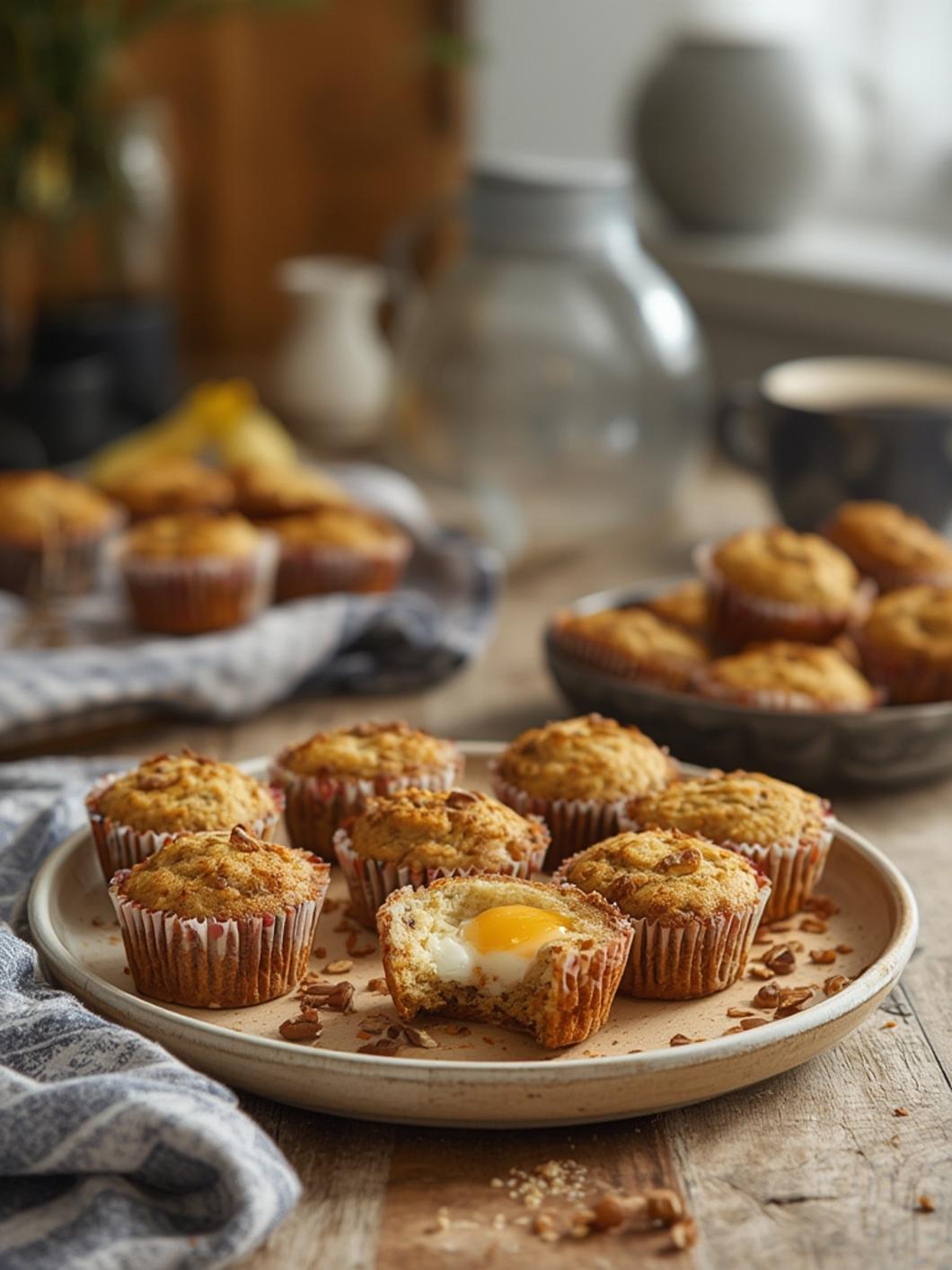 Up-and-go breakfast muffins!