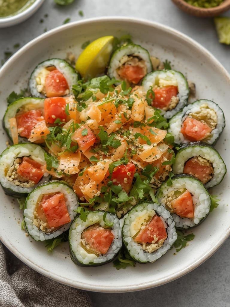 Cucumber Sushi Salad