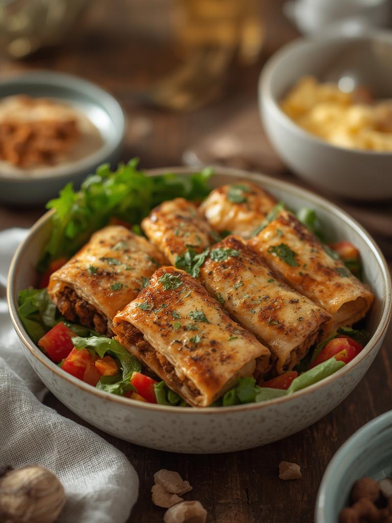 High Protein Egg Roll In A Bowl served