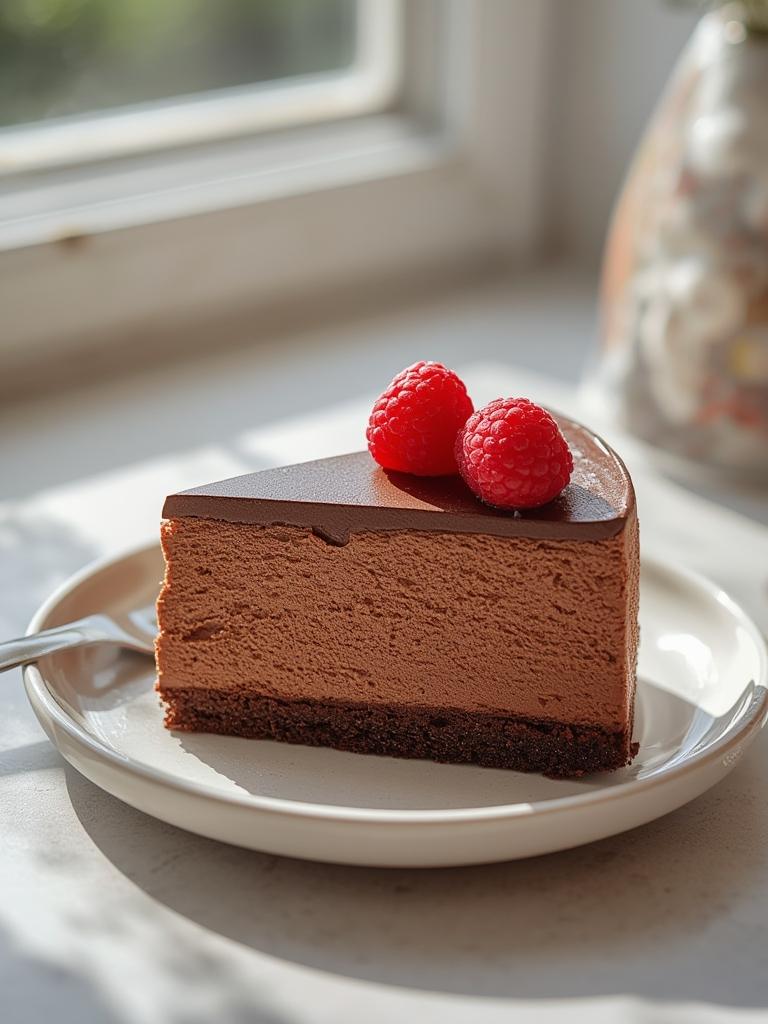 Chocolate Raspberry Mousse Cake