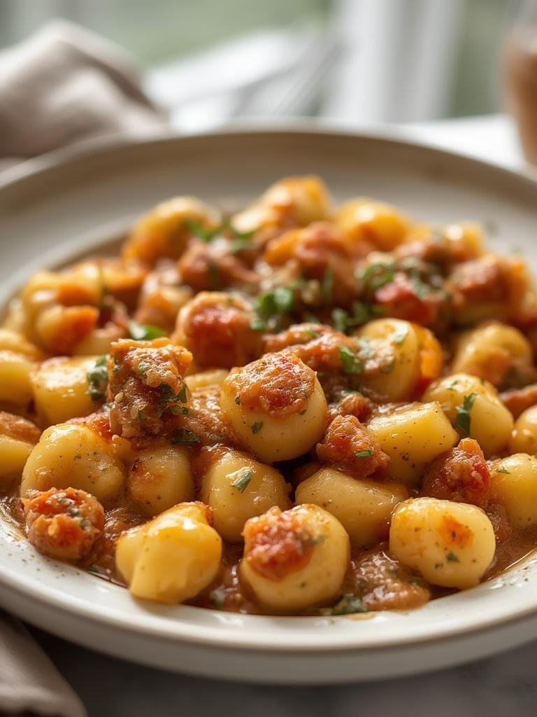 Creamy Tuscan Gnocchi Skillet