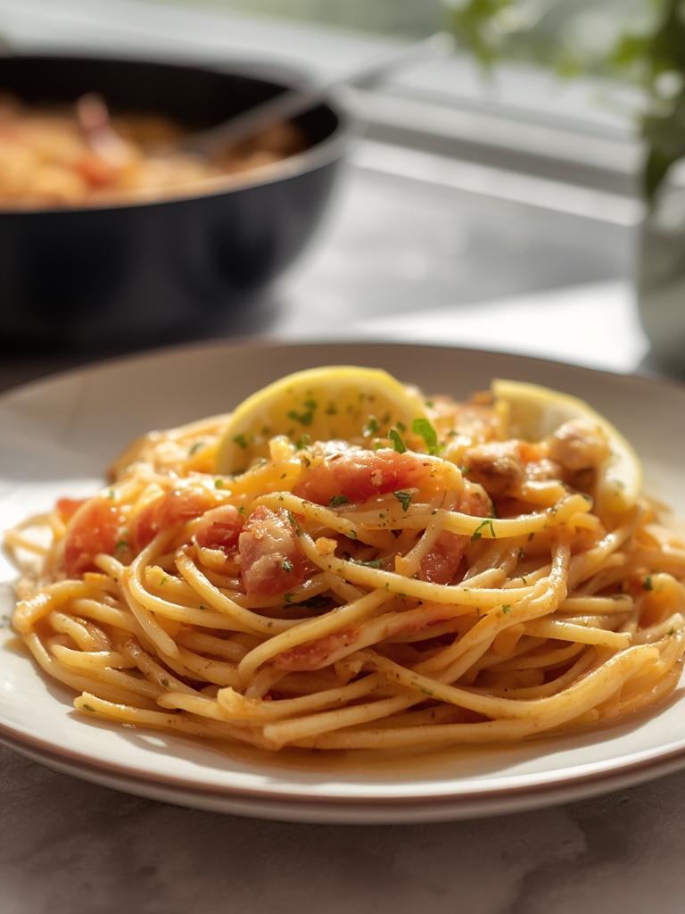 Lazy Girl One-Pan Lemon Pasta