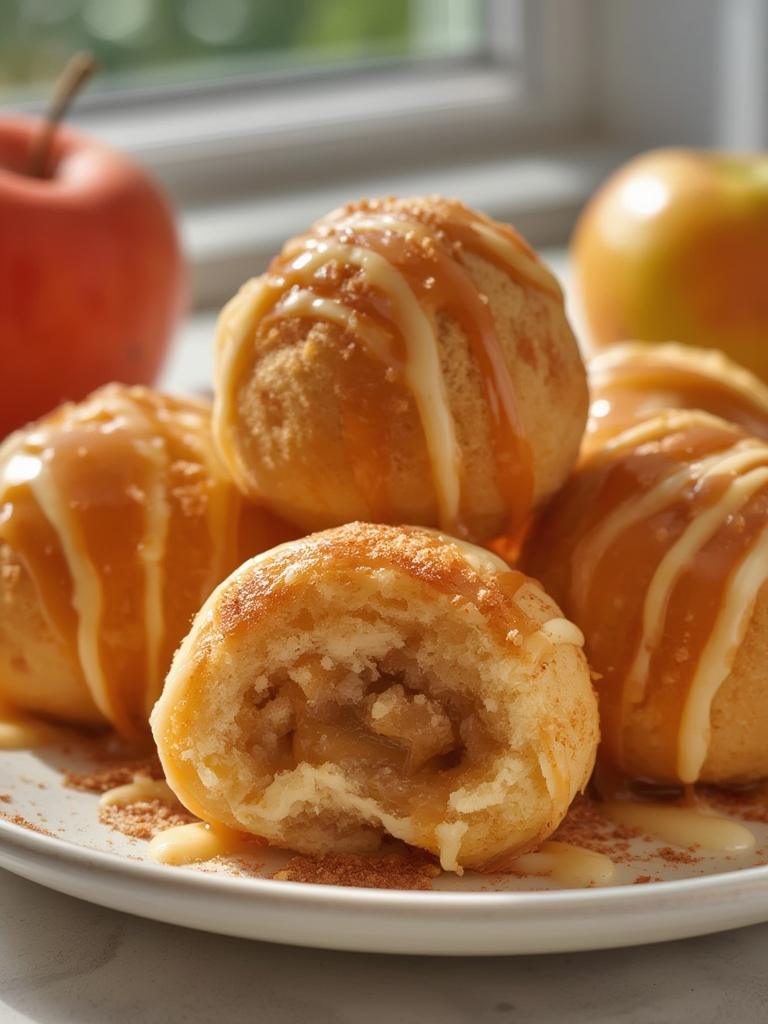 Mouthwatering Caramel Apple Pie Bombs