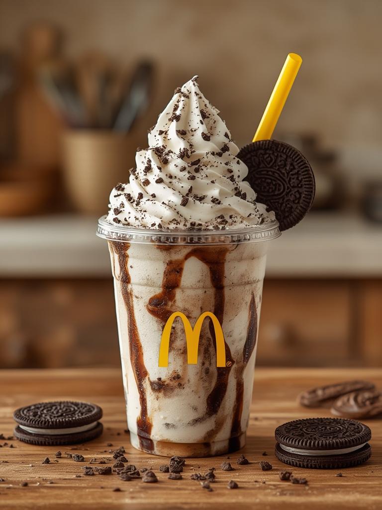 Single Serve Oreo Mcflurry McDonald’s recipe served