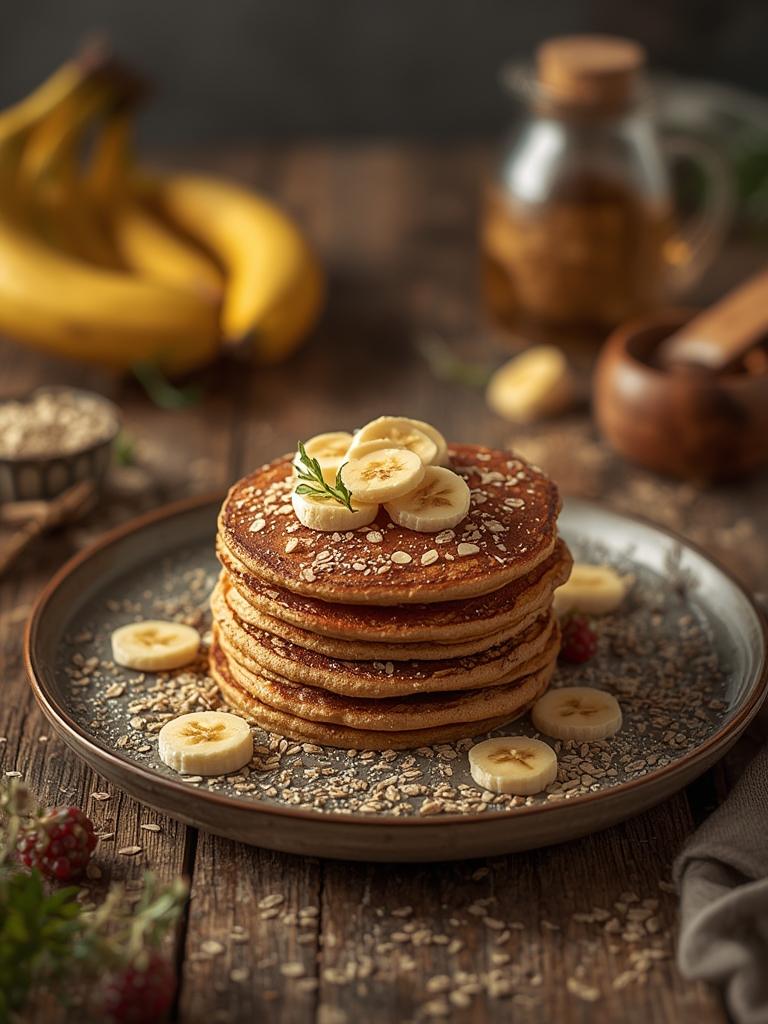 Banana & Oat Pancakes