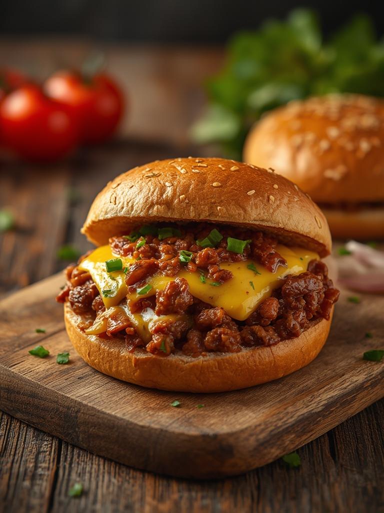 Cheesesteak Style Sloppy Joes