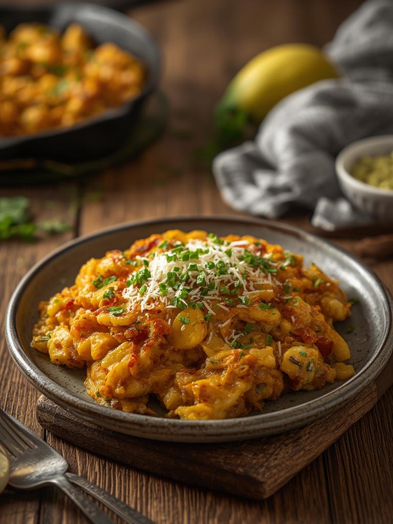 Cheesy Loaded Potato Skillet