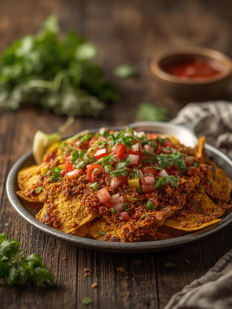 Crunchy Healthy Nachos