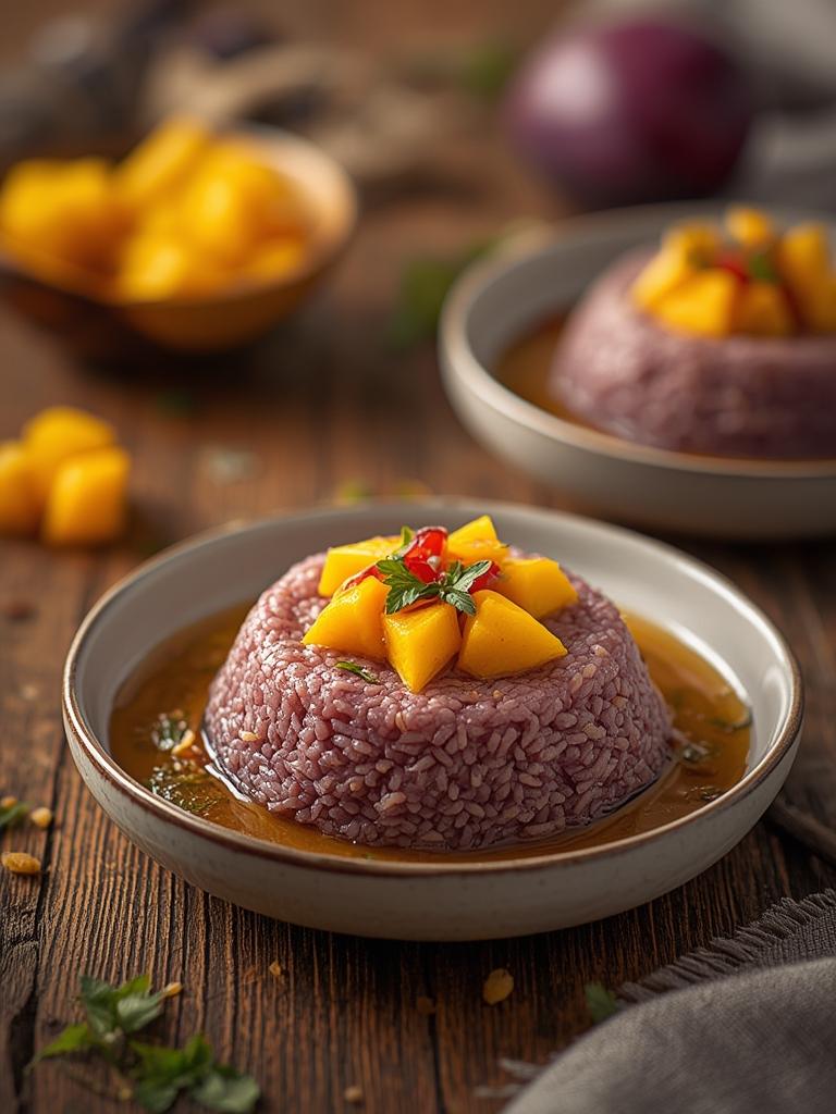 Mango Ube Sticky Rice