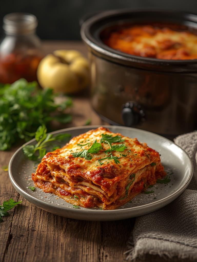 crockpot lasagna