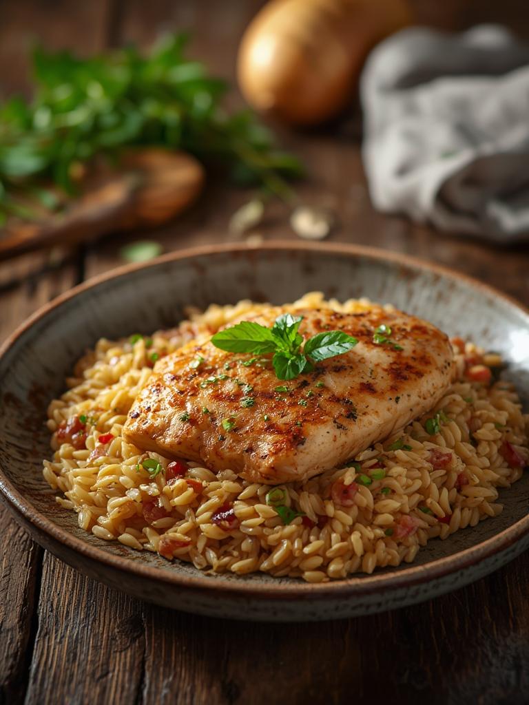orzo chicken