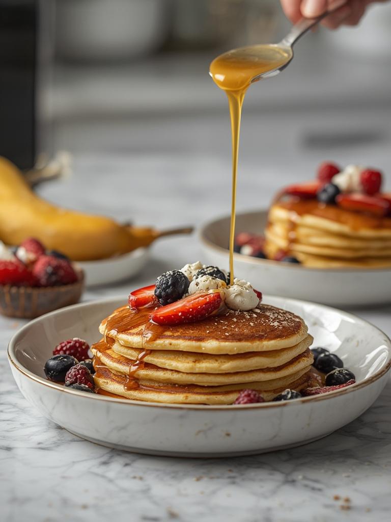 Baked Protein Pancake Bowls