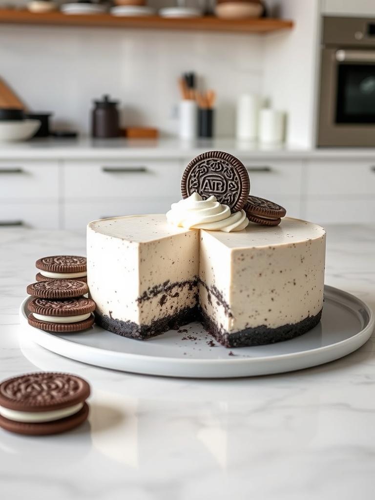 5-Ingredient No-Bake Oreo Cheesecake