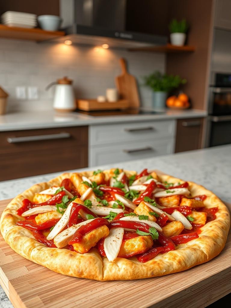 BBQ Chicken Flatbread Pizza