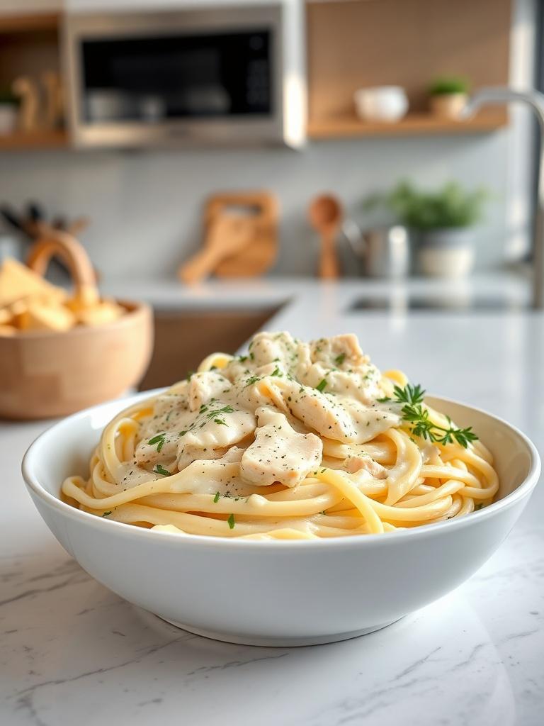 Creamy Chicken Alfredo Pasta