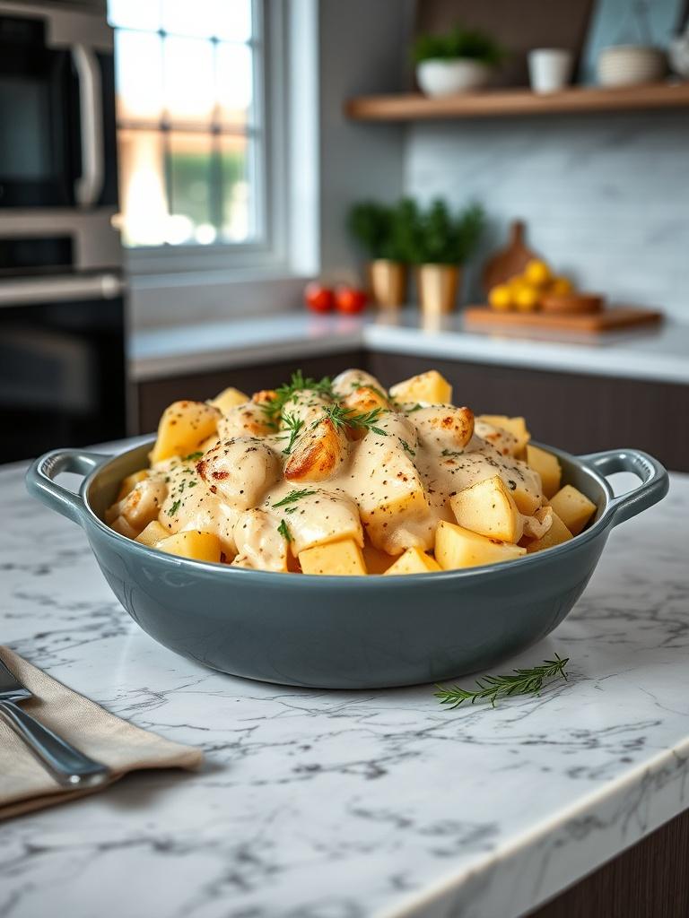 Creamy Chicken & Potato Bake