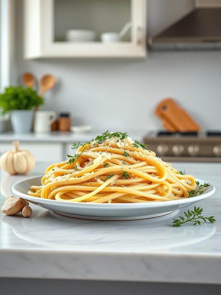 Creamy Garlic Parmesan Pasta