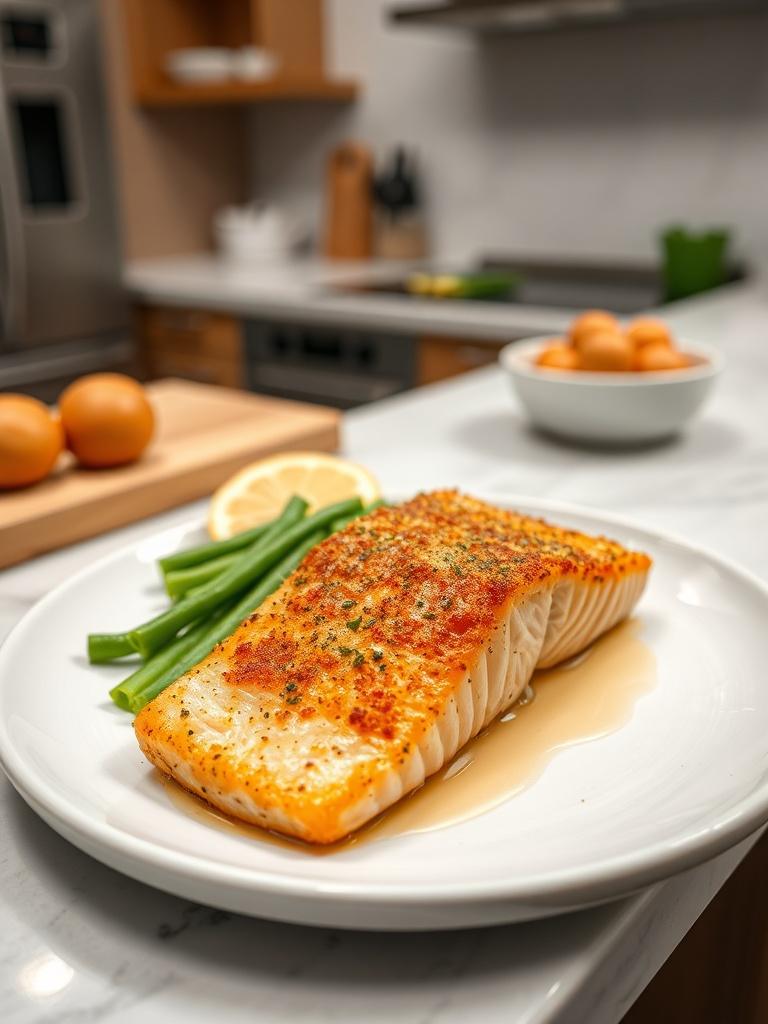 Crispy Air Fryer Honey Garlic Salmon