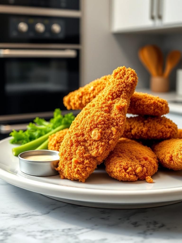 Crispy Oven Baked Chicken Tenders (No Frying)