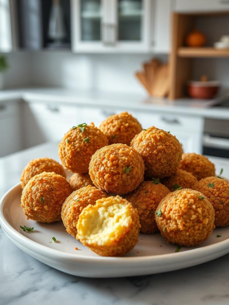 Crispy Potato Cheese Balls