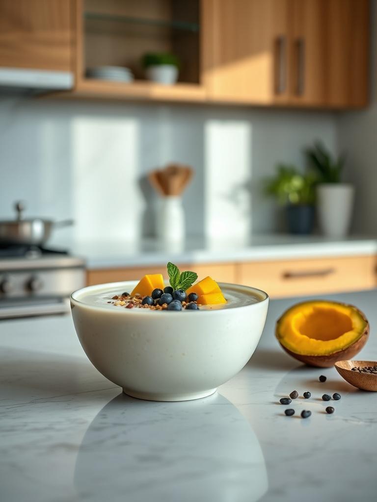 Easy Mango Coconut Smoothie Bowl