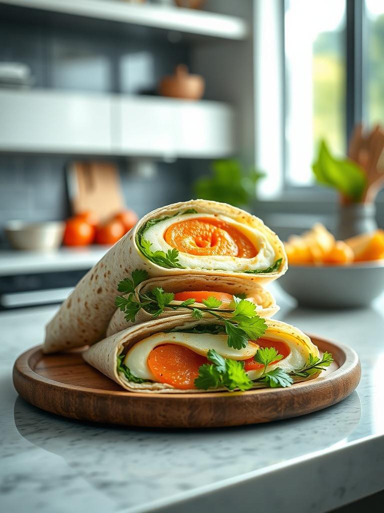 High Protein Egg Wrap