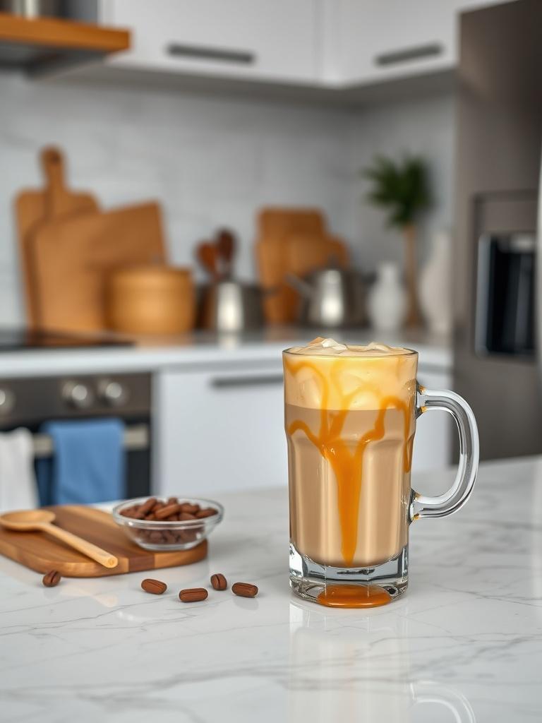 Iced Caramel Coffee at Home